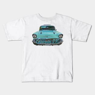 1957 Chevrolet 210 Station Wagon Kids T-Shirt